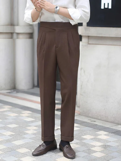 Pantaloni Eleganti in Velluto a Coste