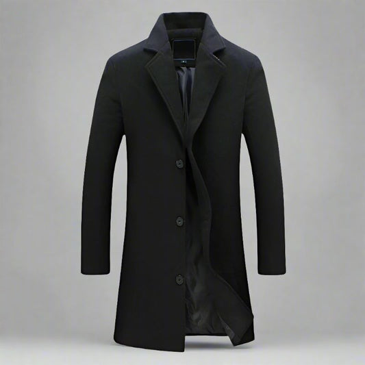 Ravenwood™ | Heritage Black Overcoat