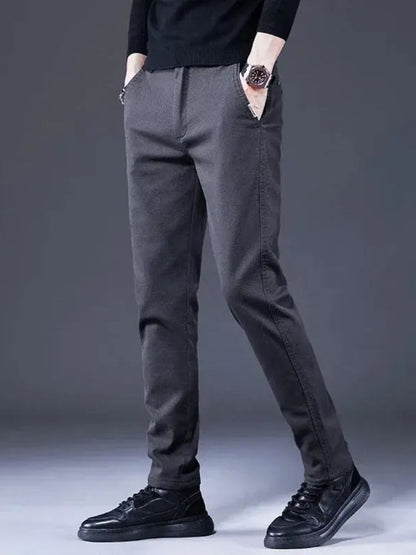 Essential Stretchy Straight Trousers
